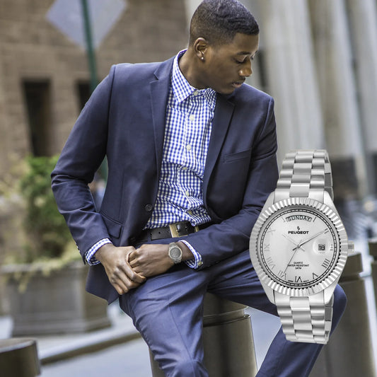 Mens silver watch